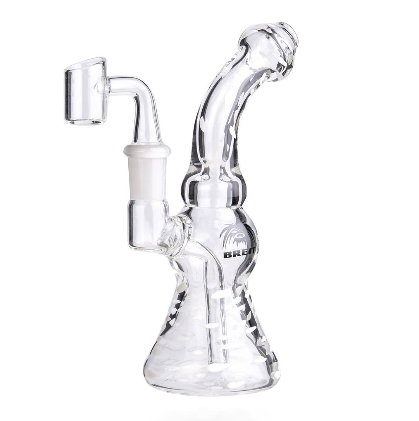 DAB Bong Verre - Bubbler Breit Transparent (16cm)