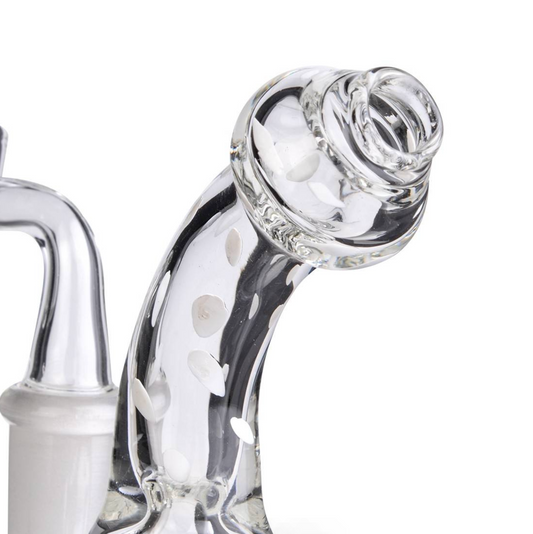 DAB Bong Verre - Bubbler Breit Transparent (16cm)