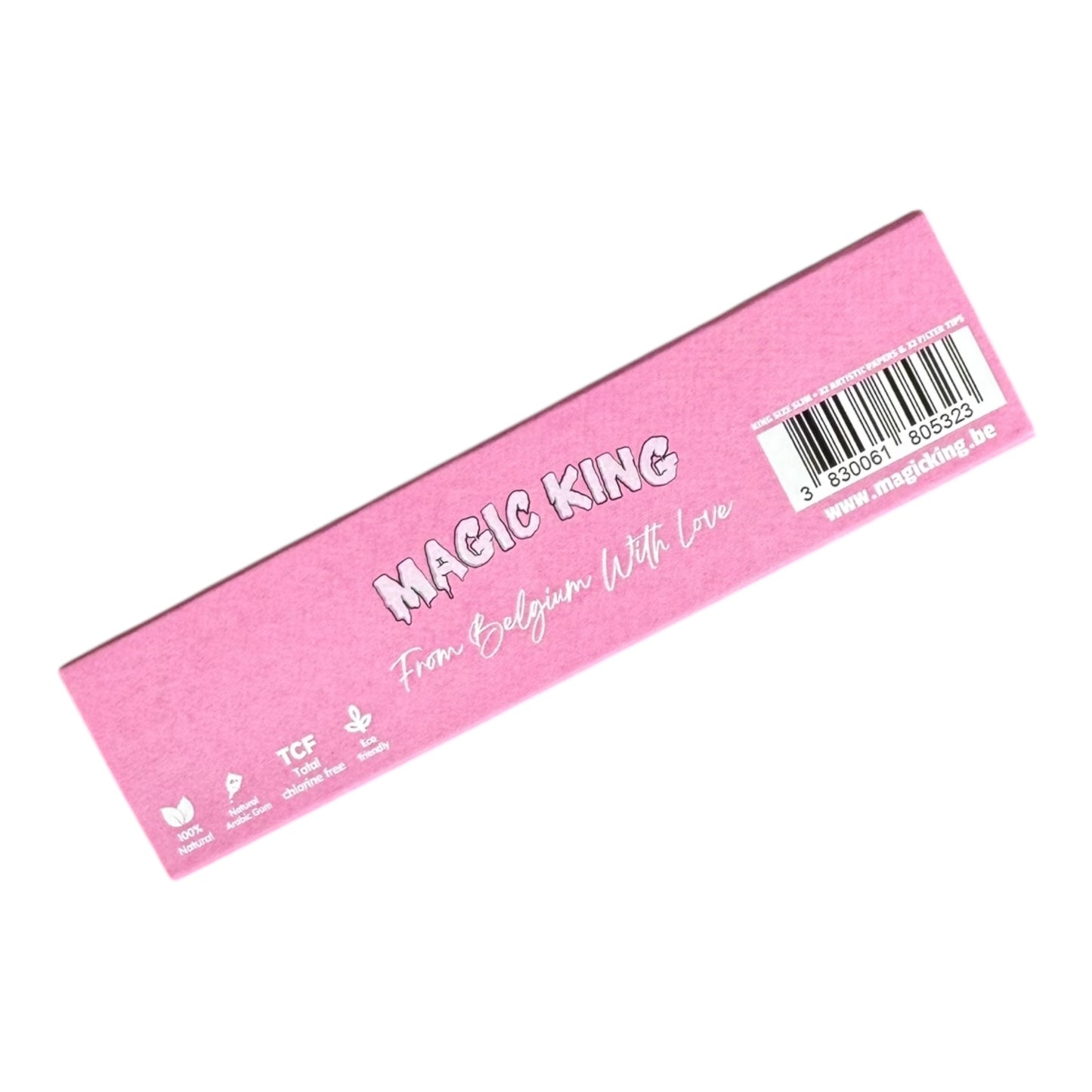 Magic King Rose + TIPS - Feuilles à Rouler King Size "Rose"