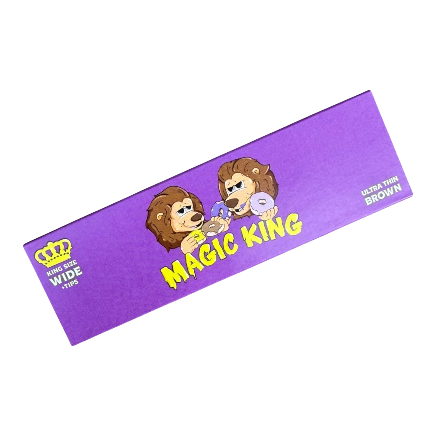 Magic King Donuts Mauve + TIPS - Feuilles à Rouler Large "Non Blanchis"