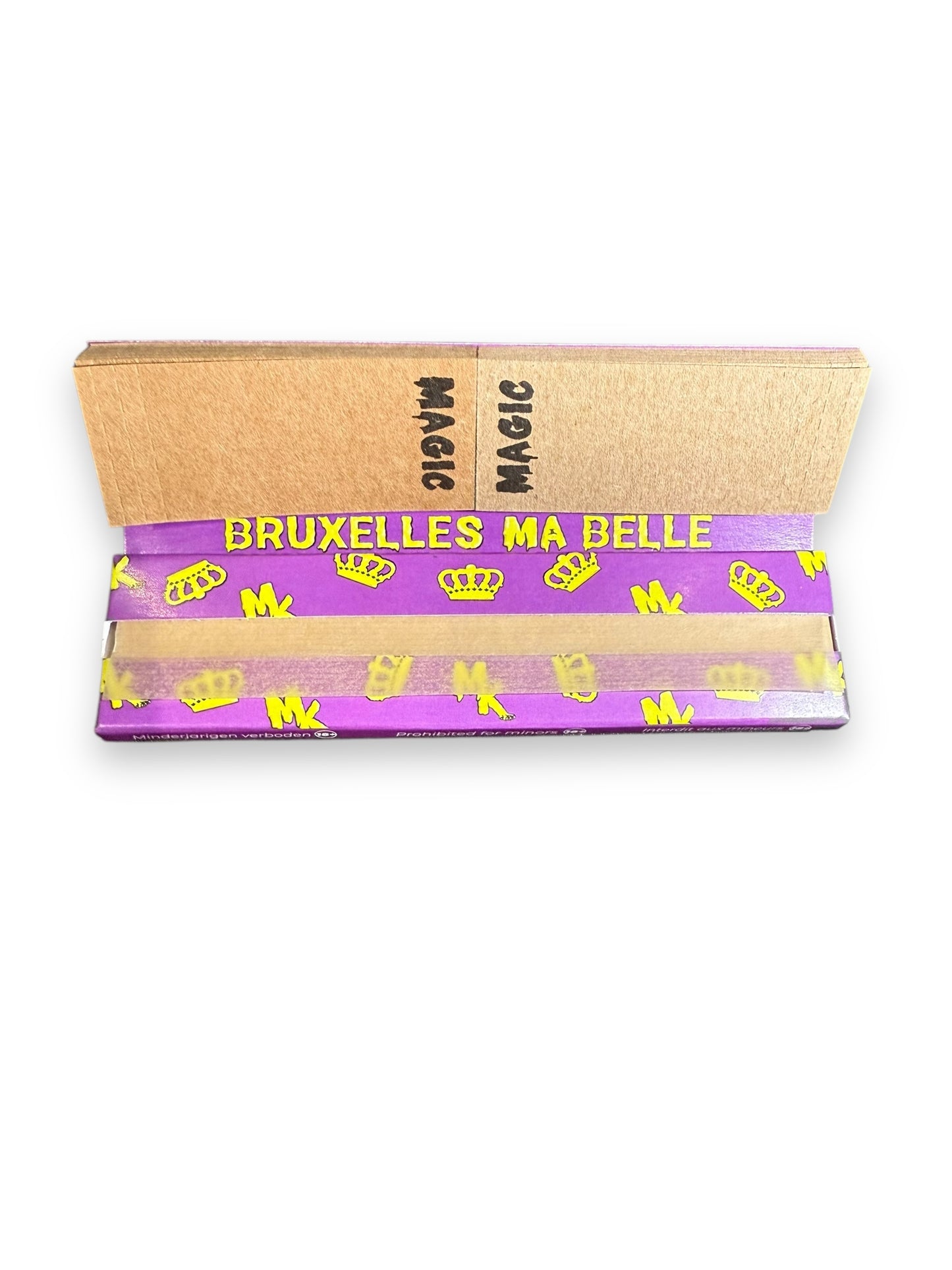 Magic King Mauve + TIPS - Feuilles à Rouler King Size "Non Blanchi"