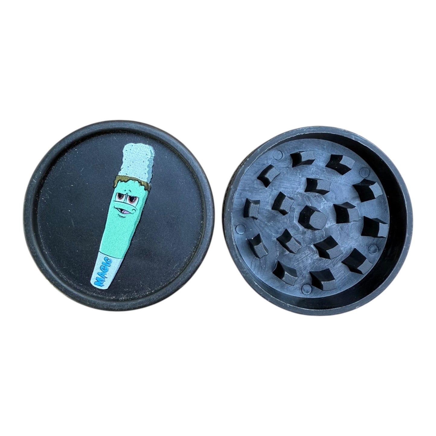 Magic King Grinder Chanvre Noir - White Ash Gang (2pièces)