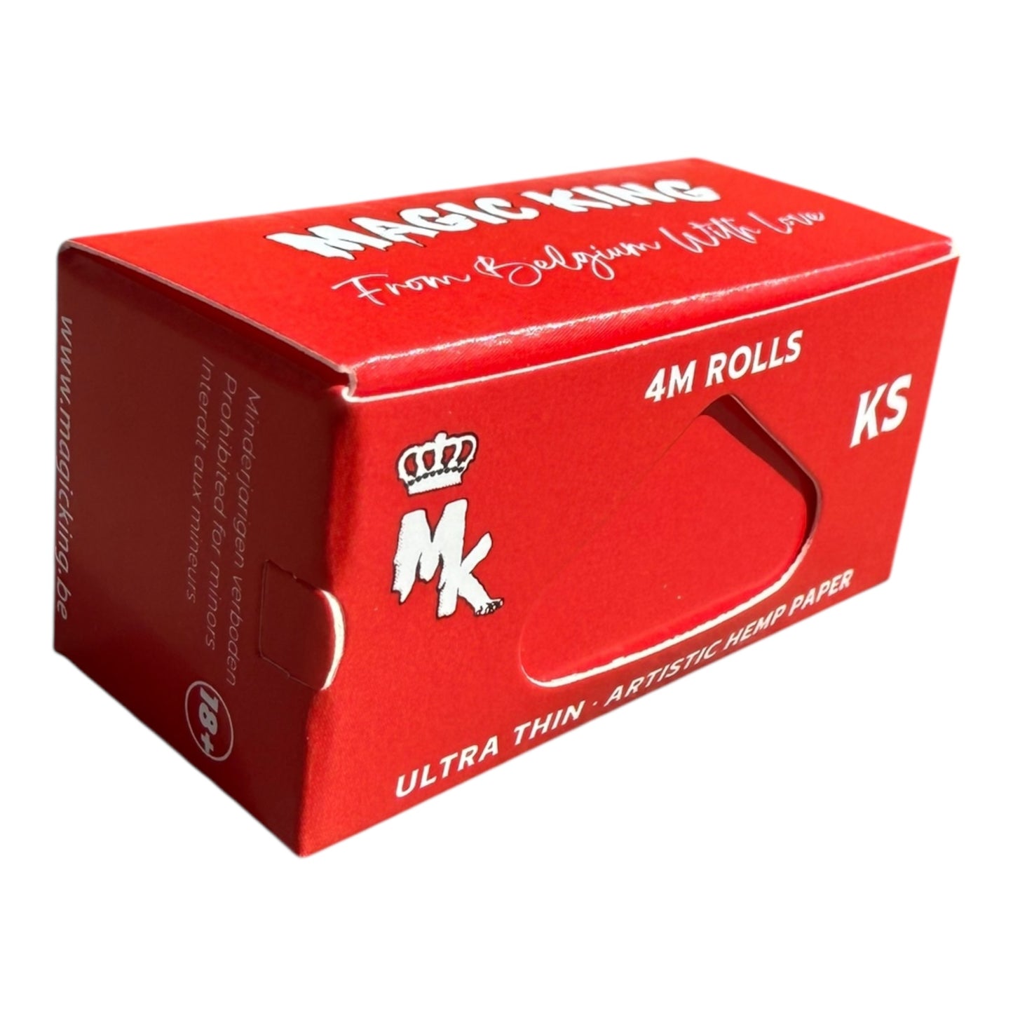 Rouleaux Artistiques MK Rouge – rouleau de face Magic King Édition Ultra Fin Chanvre