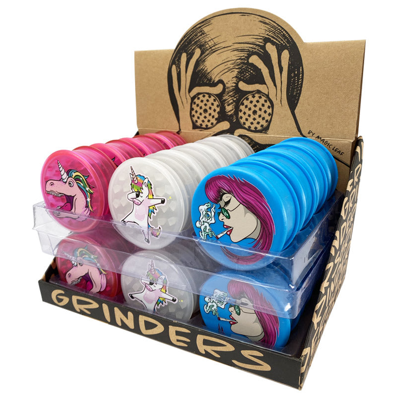 Grinder Plastique - Unicorn/Licorn/Girl