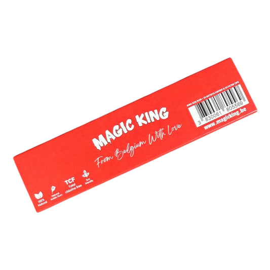Feuilles Artistiques MK Rouge "Chanvre" + TIPS - Magic King Édition Ultra Fin "Slim"