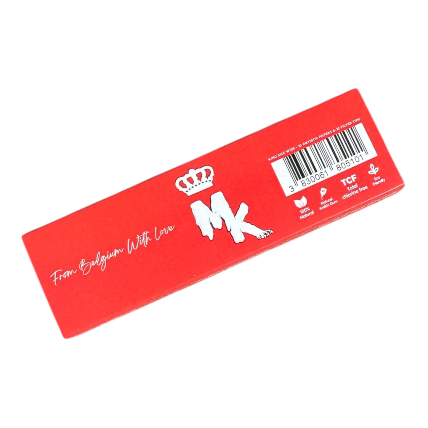 Feuilles Artistiques Donuts Rouge "Chanvre" + TIPS – Magic King Édition Ultra Fin "Large"