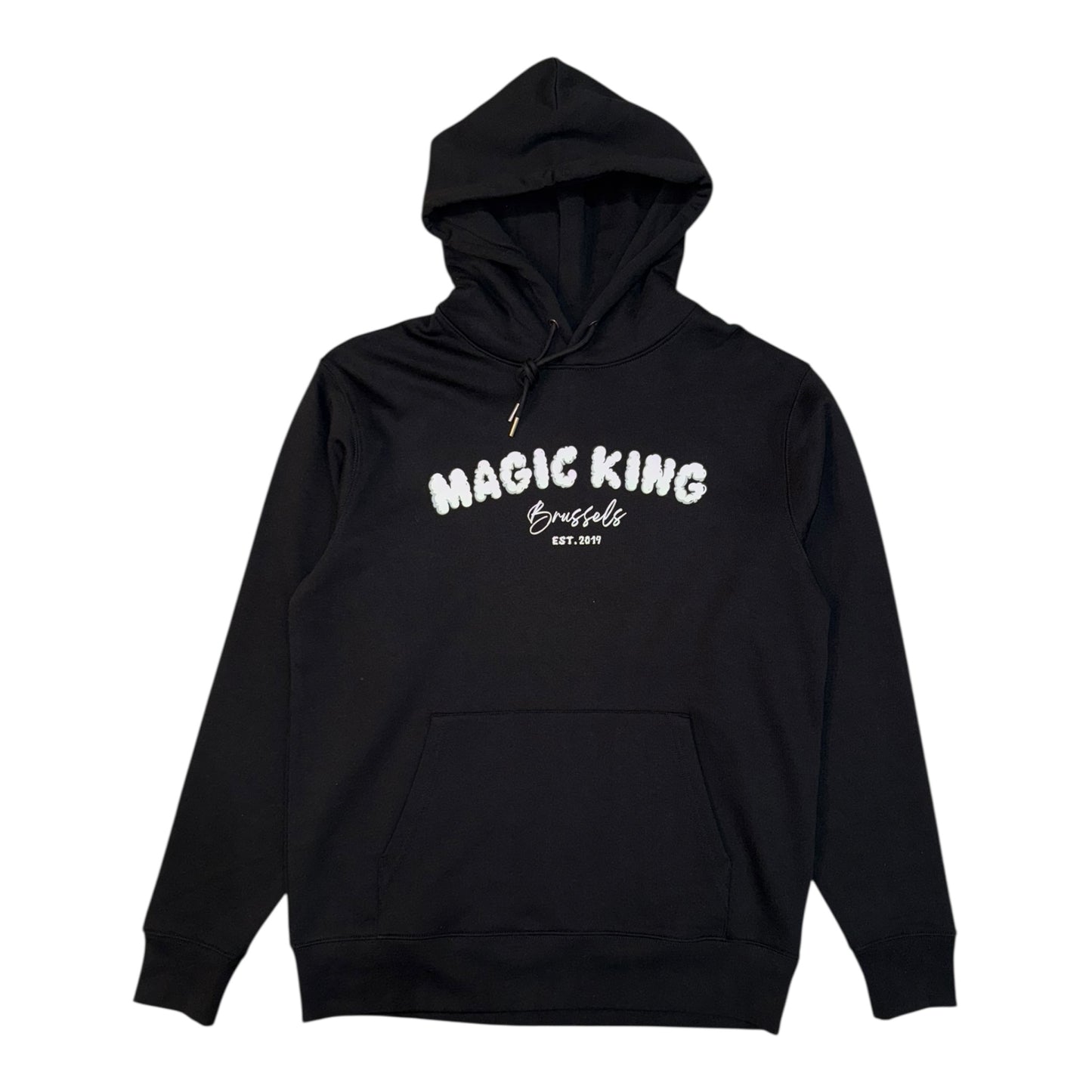 Magic King Hoodie Noir - MK Brussels "Since 2019"