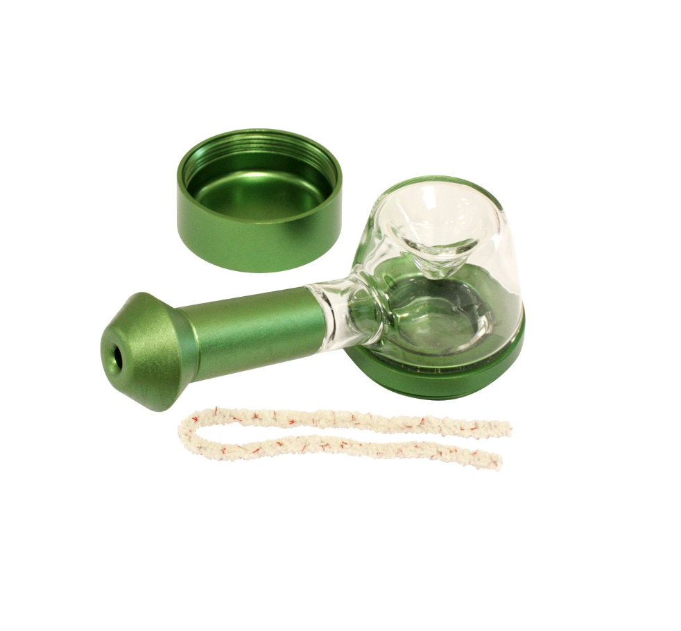 Pipe Vert - Aluminium & Verre