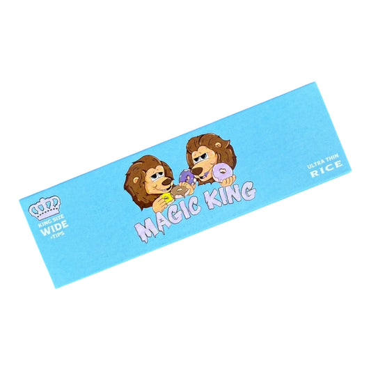 Magic King Donuts Bleu + TIPS - Feuilles à Rouler Large "Riz"