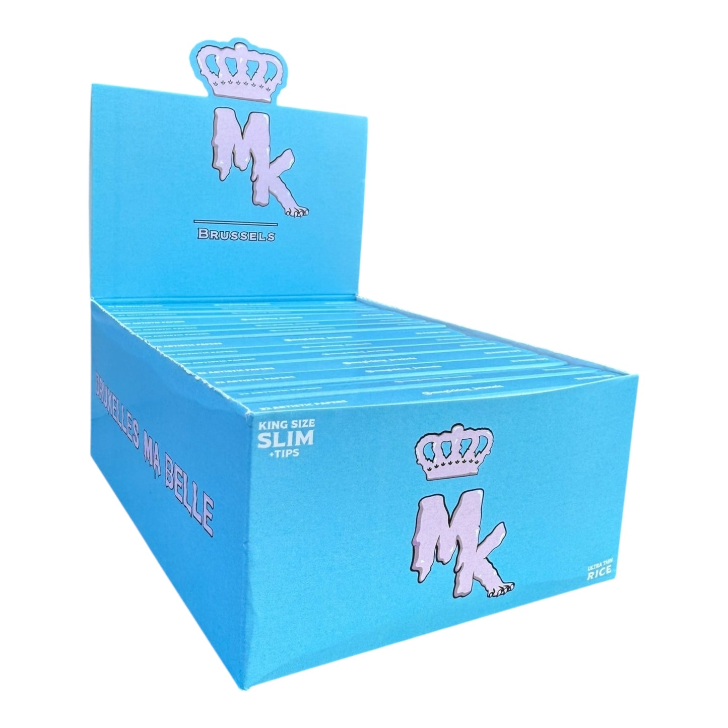 Magic King Bleu + TIPS - Feuilles à Rouler King Size "Riz"
