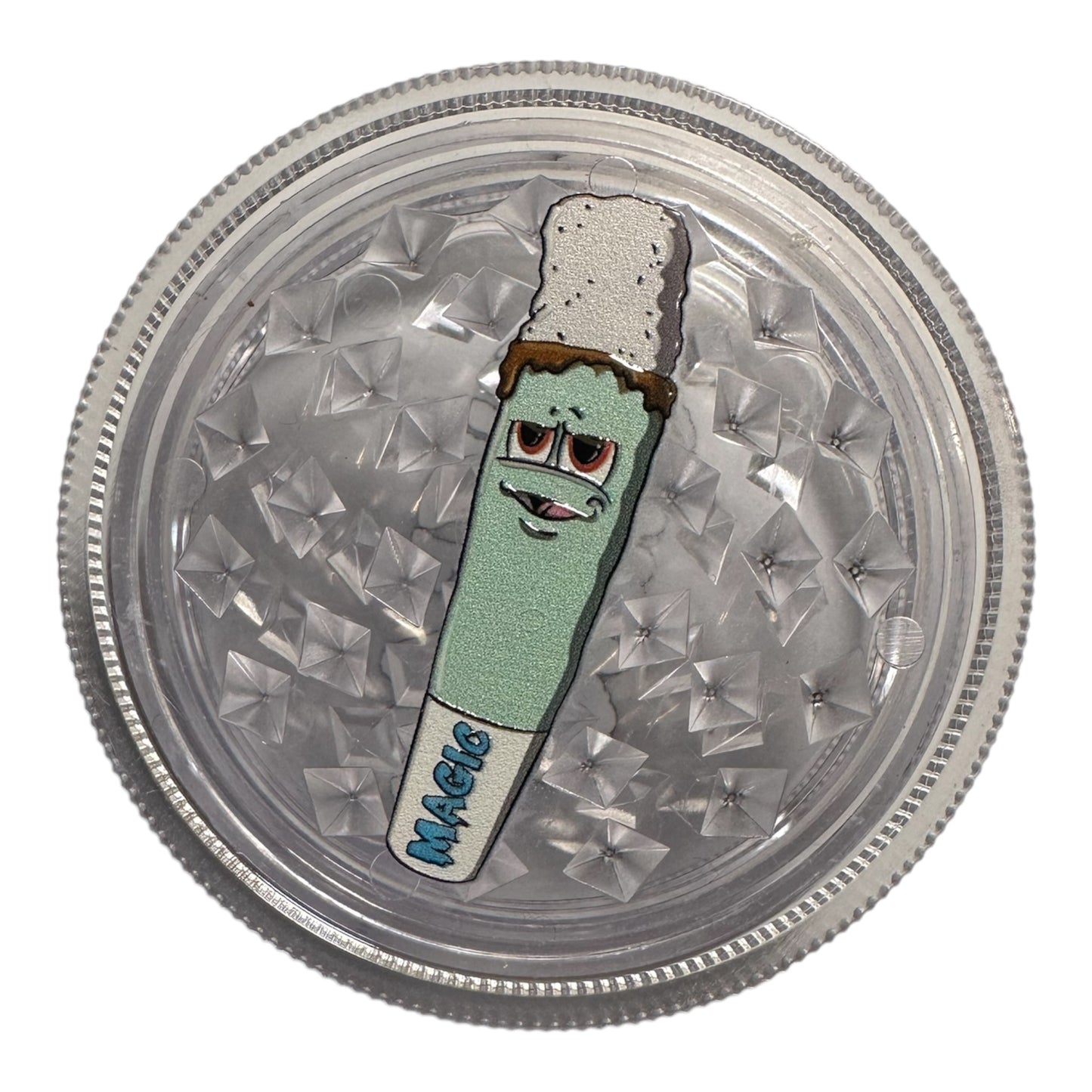 Grinder Plastic Magic King - White Ash Gang