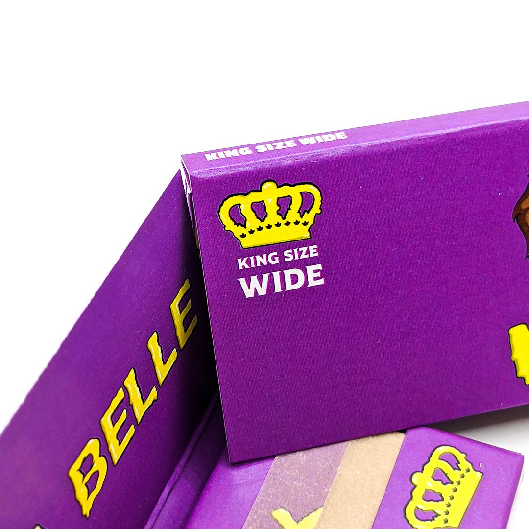 Magic King Donuts Mauve - Feuilles à Rouler Large "Non Blanchis"