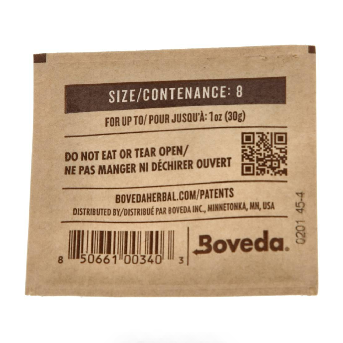 Boveda 62% - Contrôle D'Humidité 8 (Jusqu'à 30 gr)