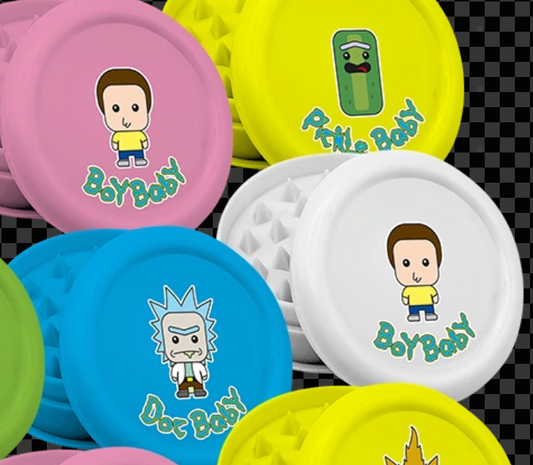 Grinder Plastique - Cartoon Rick & Morty Babies (2pièces)