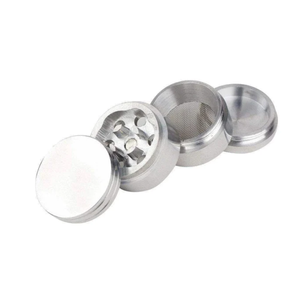 Grinder Aluminium "30mm" - Silver (4pièces)