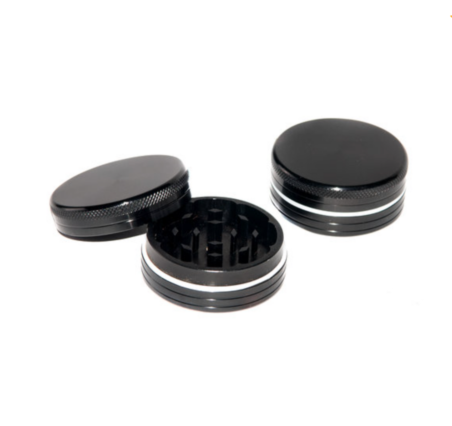 Grinder Aluminium 40mm - Noir (2pièces)