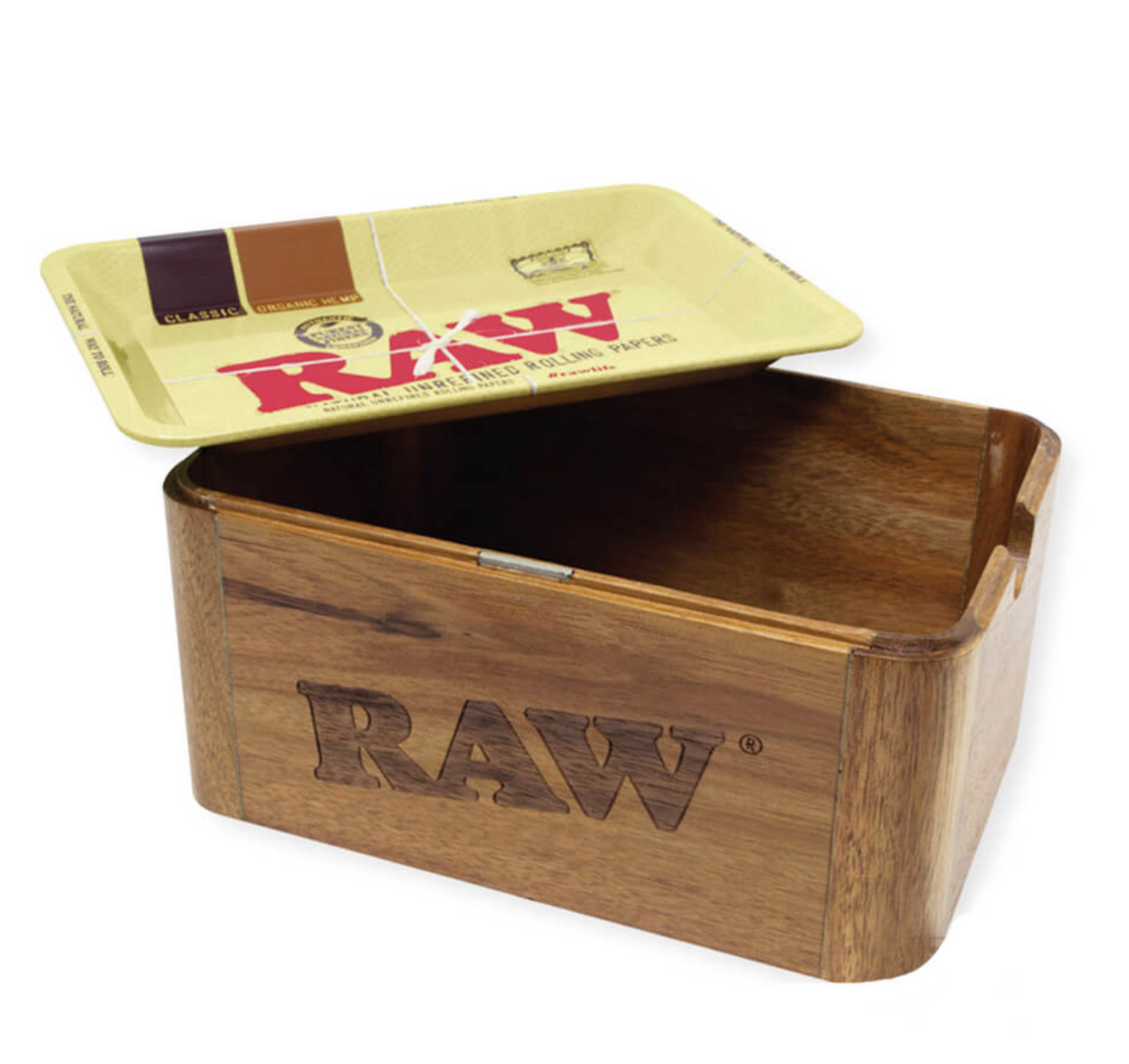 Raw Boîte + Plateau "2 en 1" - Bois (S)