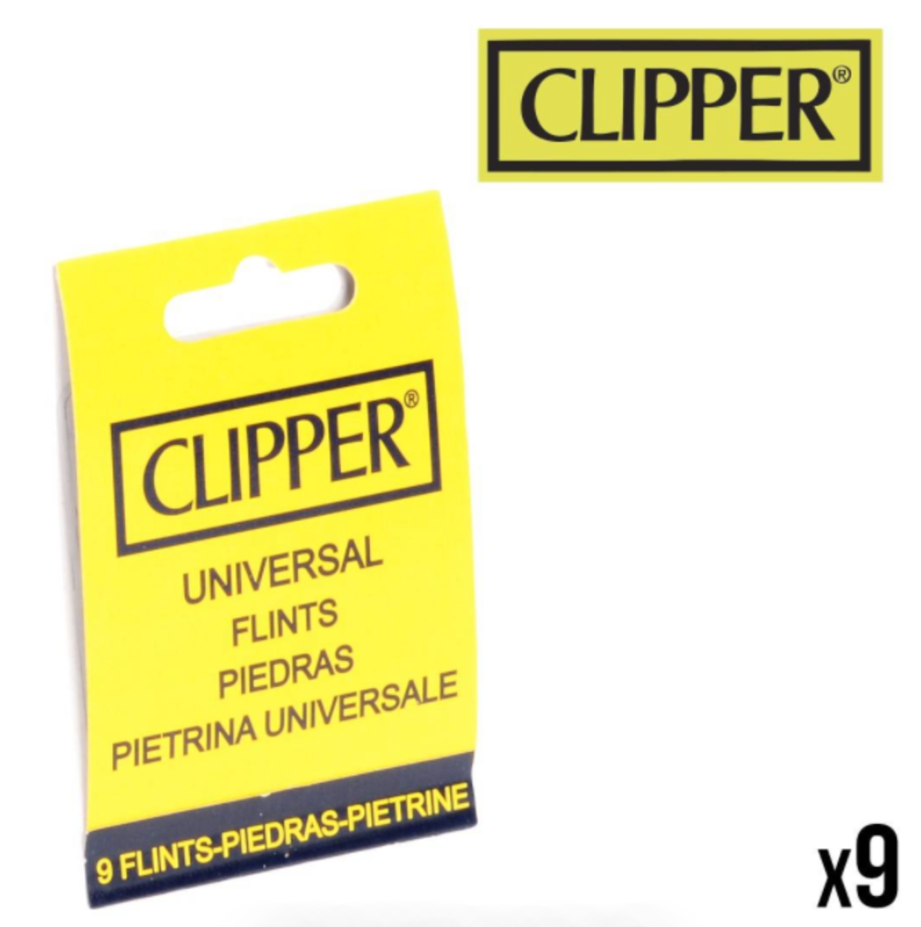 Clipper - Universal Stone Flint (9x)