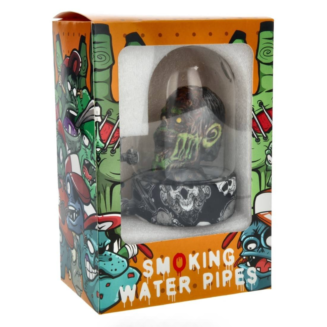 Silicone Glass Bong - Mini ZOMBIE (12cm)