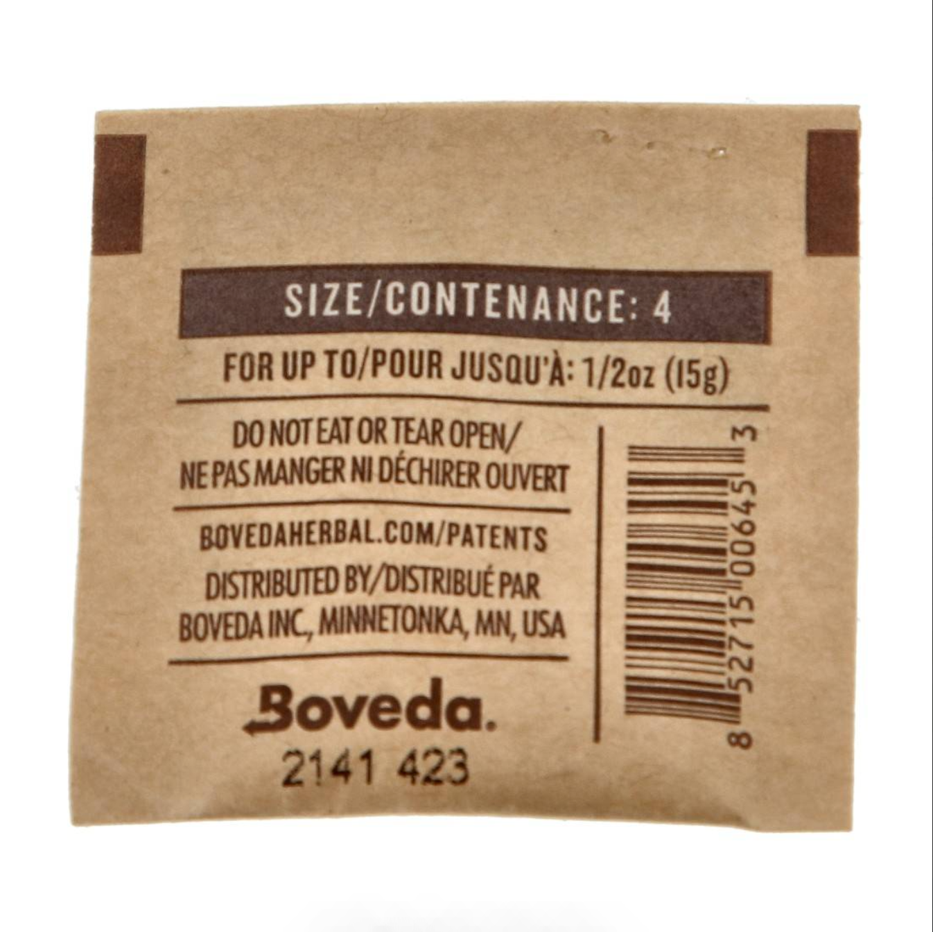 Boveda 62% - Contrôle D'Humidité 4 (Jusqu'à 15 gr)