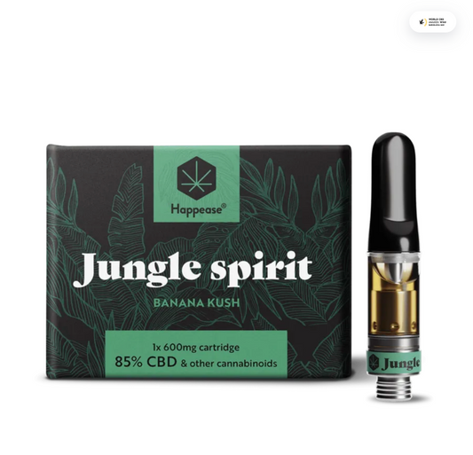 Happease Vape Pen "RECHARGE" - 1X Jungle Spirit "Banana Kush" (85%)