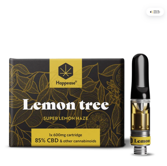 Happease Vape Pen "RECHARGE" - 1X Lemon Tree "Super Lemon Haze" (85%)