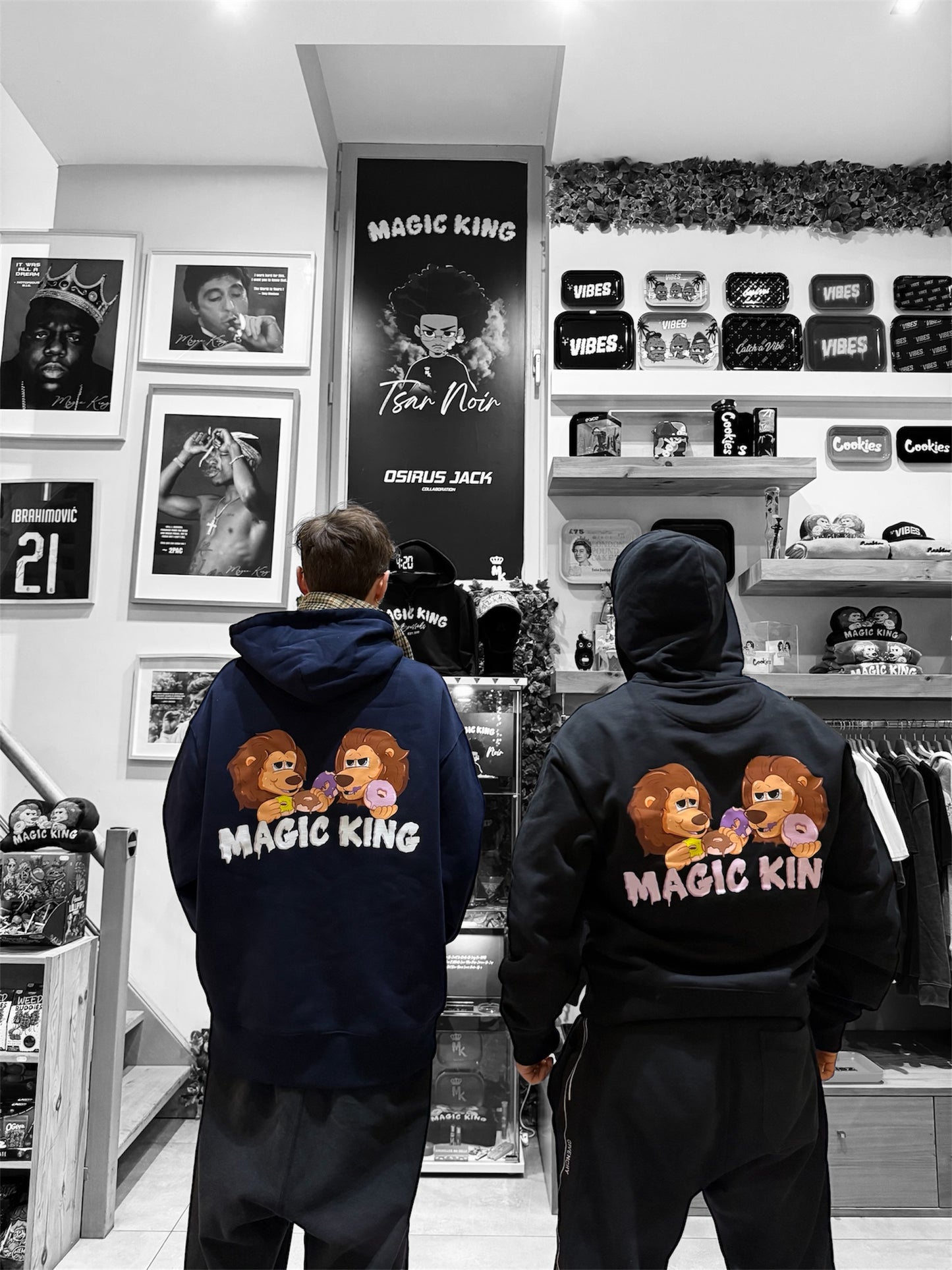 Magic King Hoodie French Navy "5th Anniversary Edition" - LIONS DONUTS "500gr"