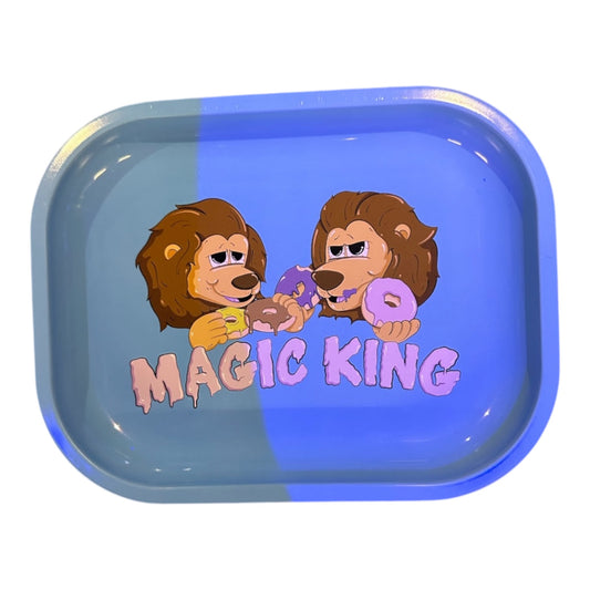 Plateau Métal "Magic King" Bleu - Lions Donuts (Small)