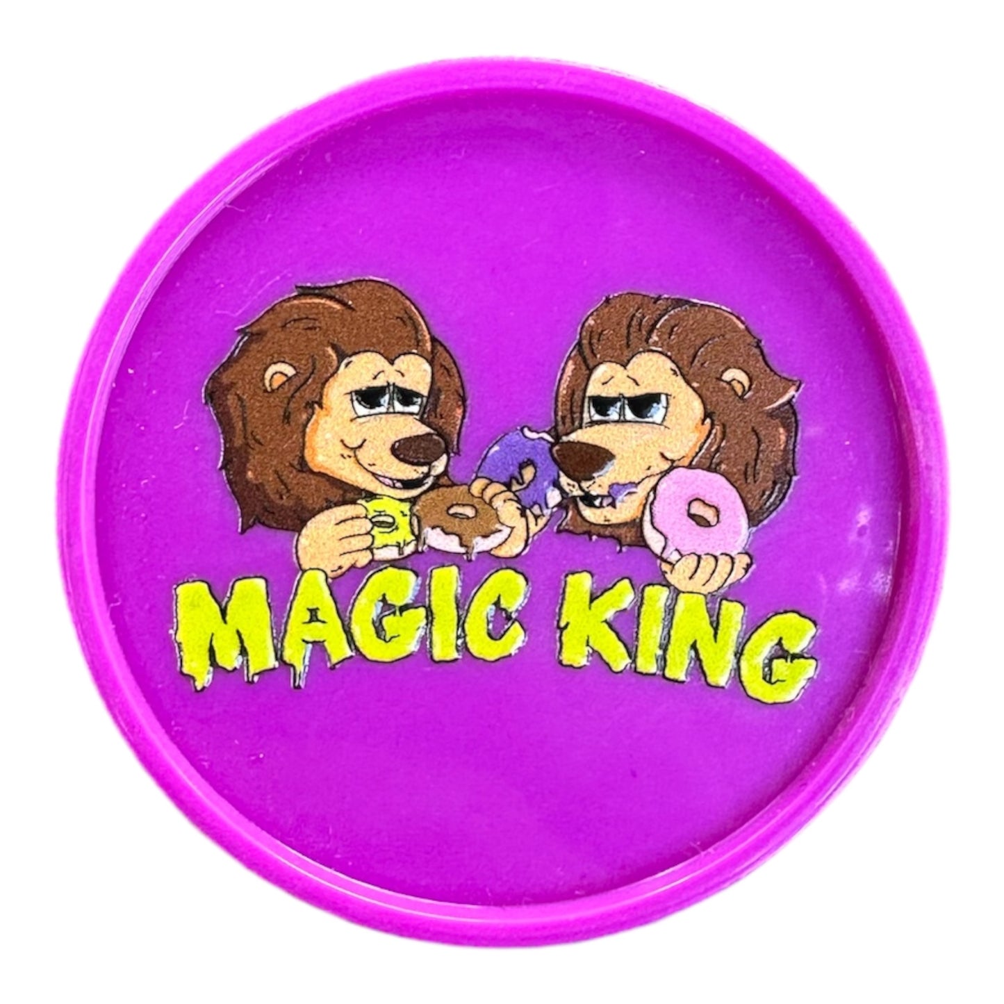 Magic King Grinder Plastique - Lions Donuts Mauve (2pièces)