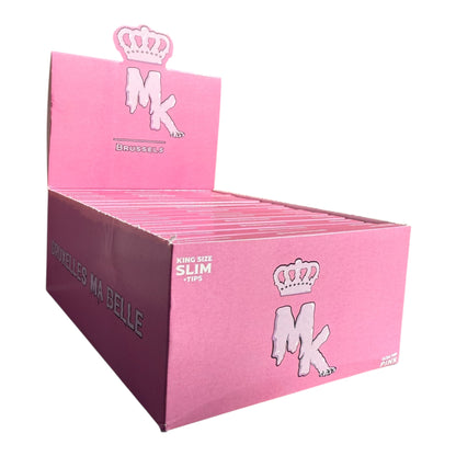 Magic King Rose + TIPS - Feuilles à Rouler King Size "Rose"