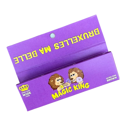 Magic King Donuts Mauve + TIPS - Feuilles à Rouler Large "Non Blanchis"