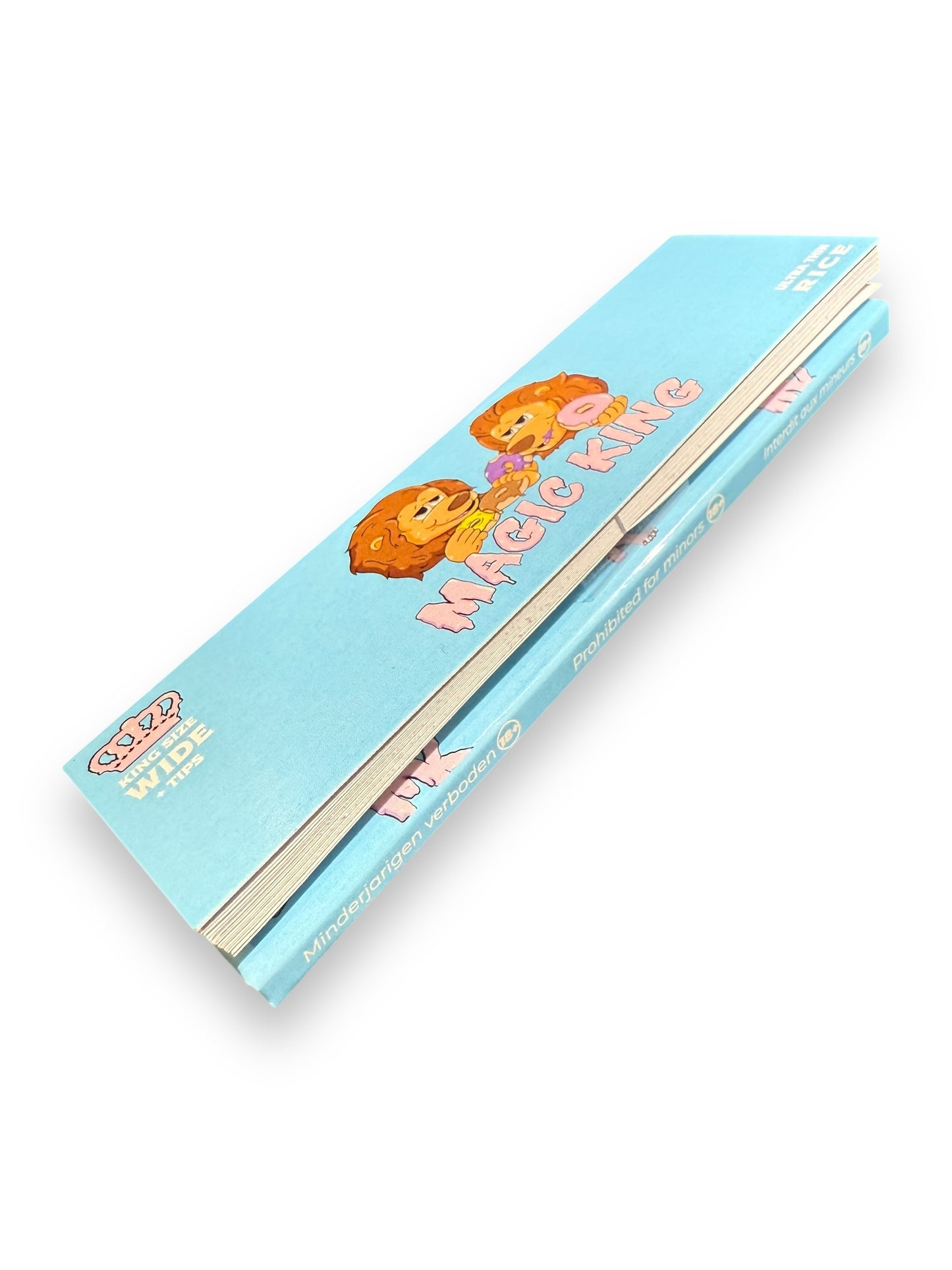 Magic King Donuts Blue - Rolling Papers Wide (Rice)