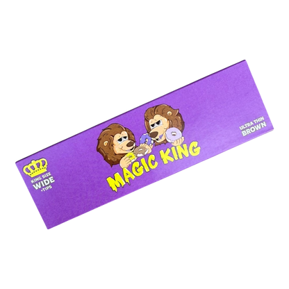 Magic King Donuts Mauve + TIPS - Feuilles à Rouler Large "Non Blanchis"