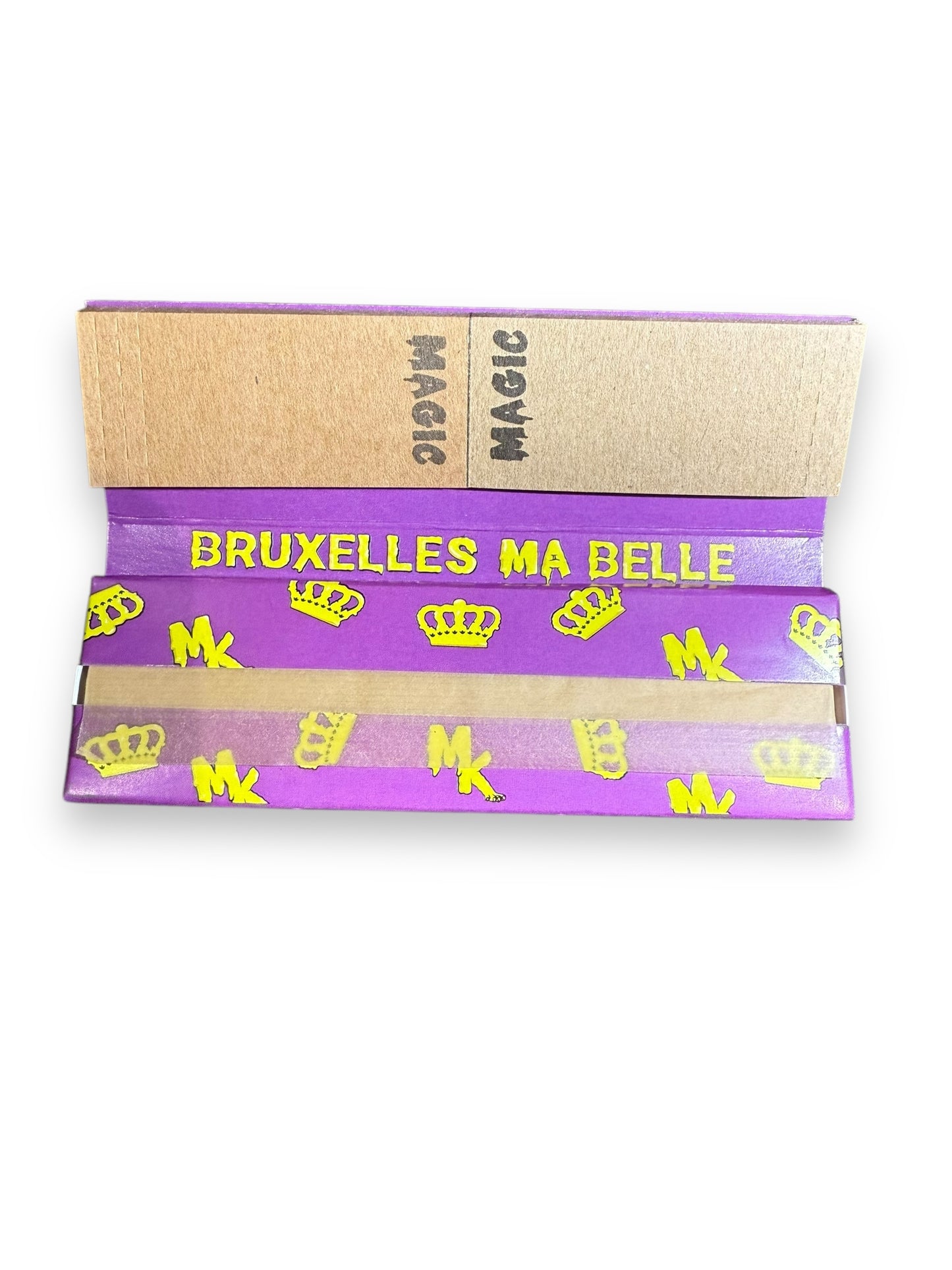 Magic King Donuts Purple - Rolling Papers Wide (Unbleached)