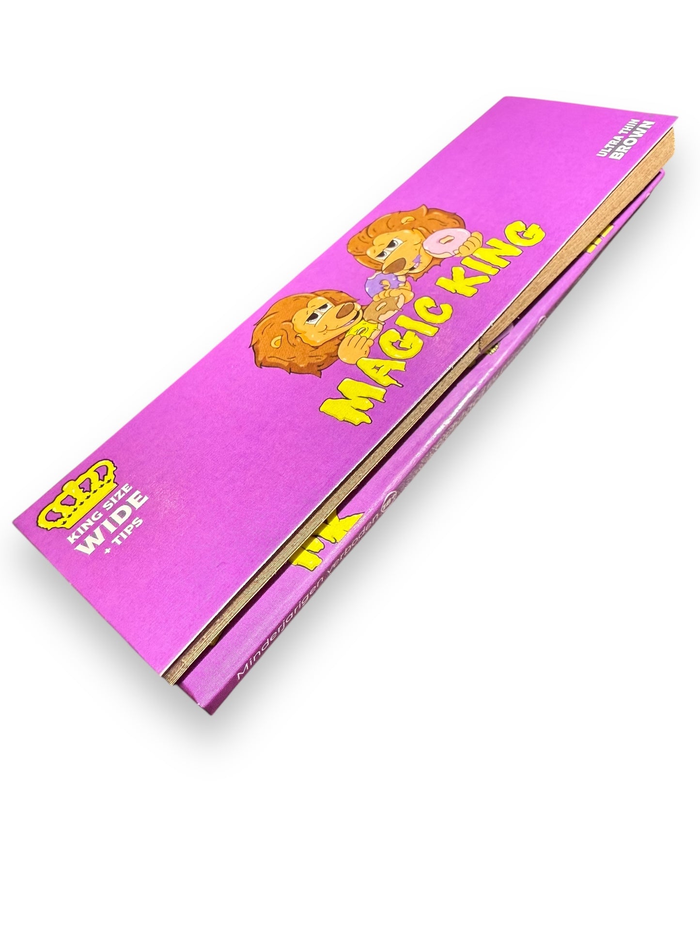 Magic King Donuts Purple - Rolling Papers Wide (Unbleached)