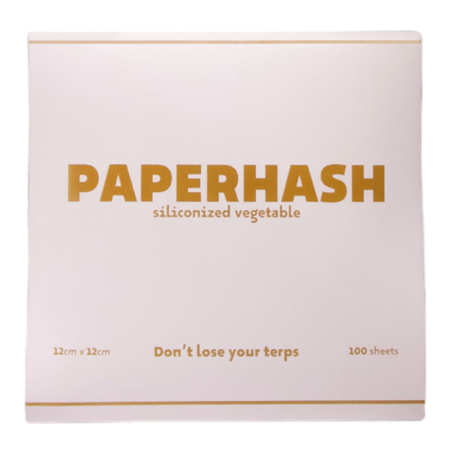 Papier Végétal Pro  Haschich (Cure) - HASHPAPER 100x feuilles (12cm x 12cm)