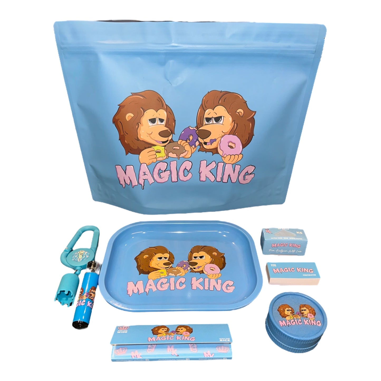 Magic King Kit Bag "Lions Donuts Bleu"