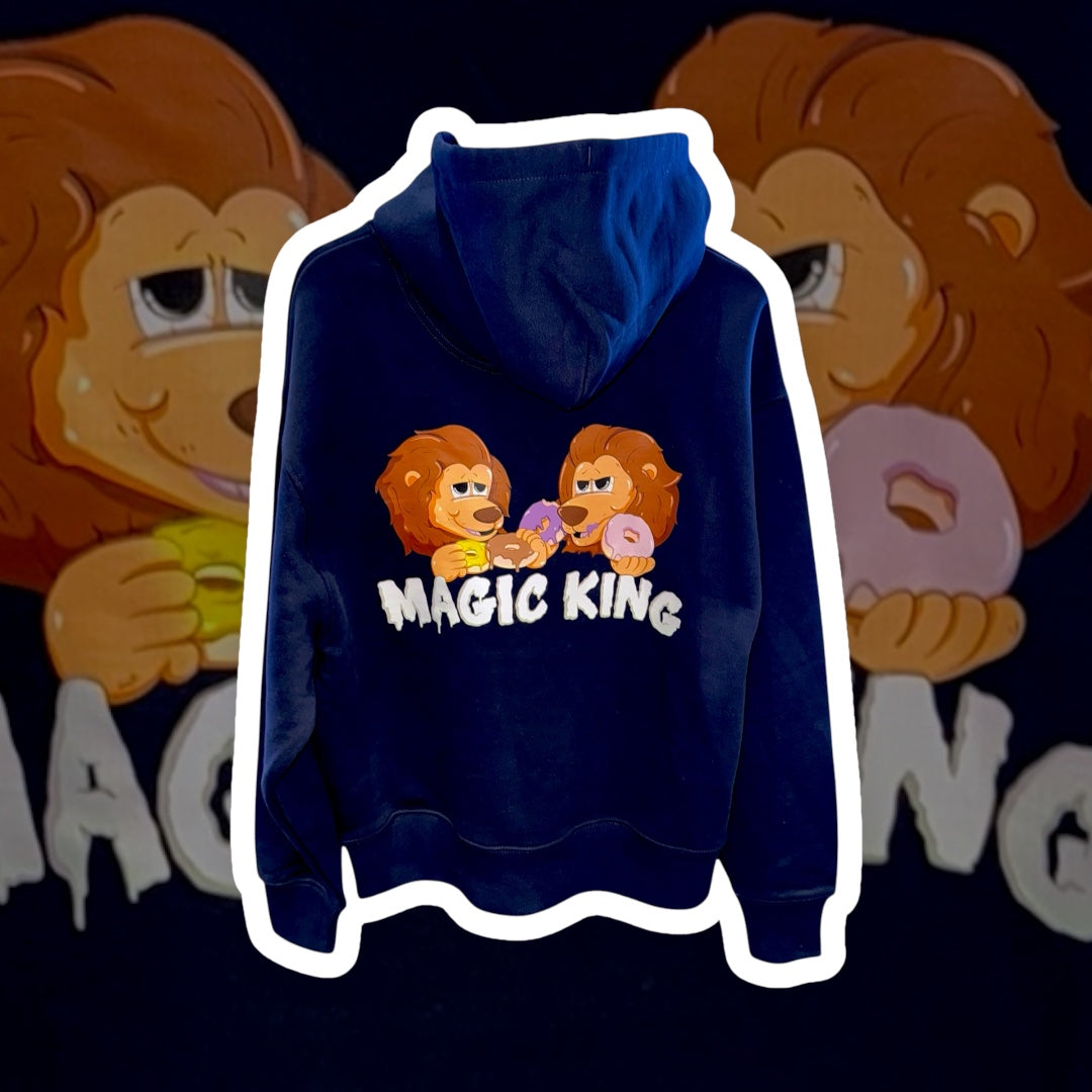 Magic King Hoodie French Navy "5th Anniversary Edition" - LIONS DONUTS "500gr"