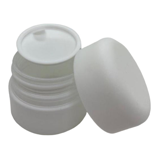 Storage Container - White Glass JAR (Smell Proof)