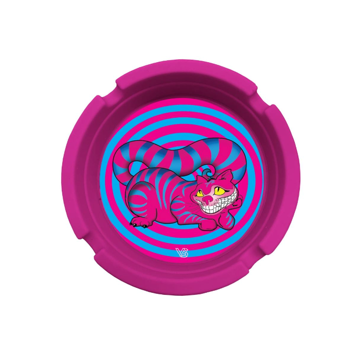 Cendrier Silicone - Chat "Mauve & Bleu "