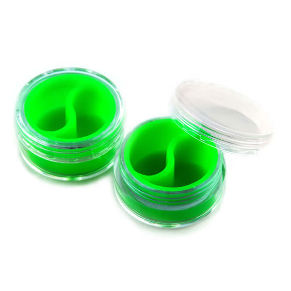 Dab Container - Boîte Acrylic Silicone "Vert"