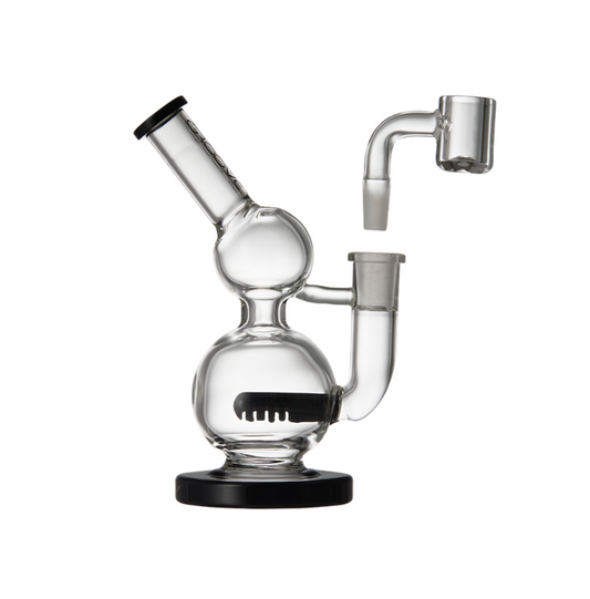Dab Rig Groove Verre - Micro Rond "Noir"