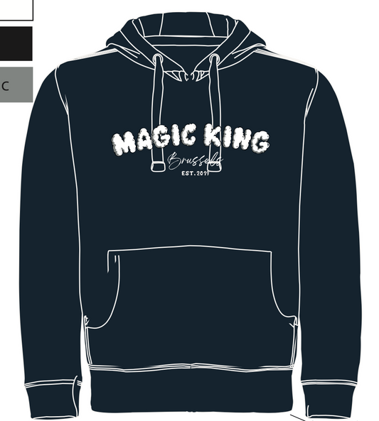 Magic King Hoodie French Navy - MK Brussels "Since 2019"