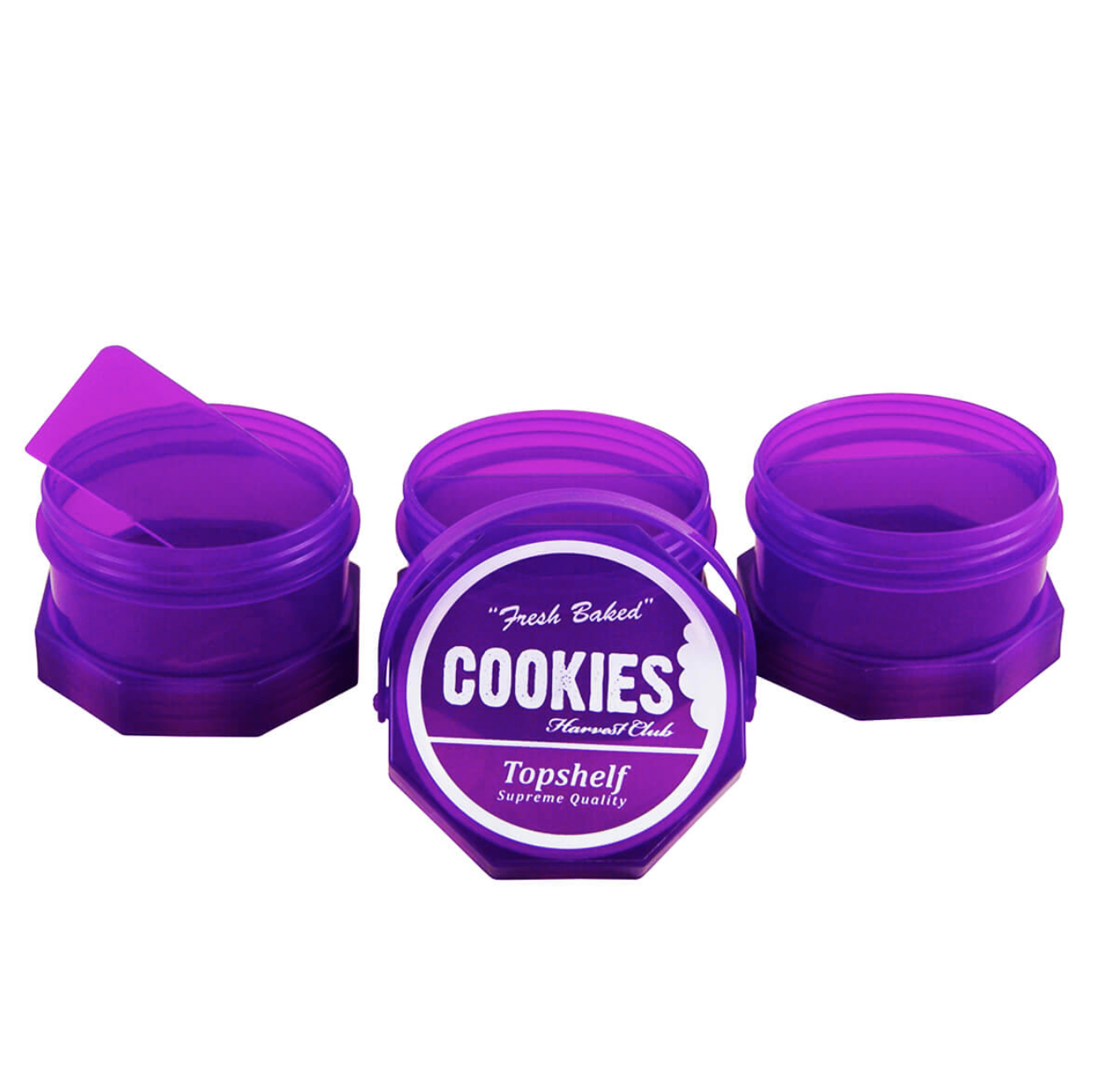 Cookies Stockage Stackable - Mauve (3pièces)