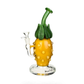 Black Leaf Glass Bong - Pineapple (27cm)