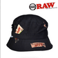 RAW X INTERBREED - "Bucket Hat" BOB Black (Medium)