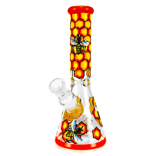 Bong "Handcrafted" - BEE Honey Hive Pro (25cm)