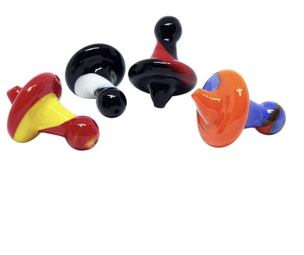 Carb Cap Dab - Spiral Colors (1pc)