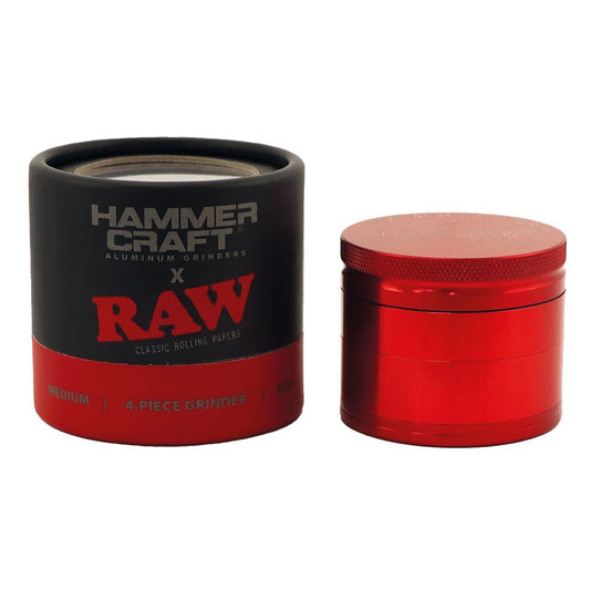 RAW Hammer Craft "55mm" - Grinder Rouge (4 pièces)