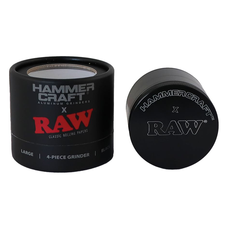 RAW Hammer Craft "60mm" - Grinder Noir (4 pièces)